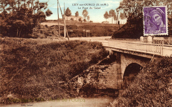 LIZY-sur-OURCQ (S.-et-M.)Le Pont du Canal